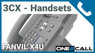 3CX Handsets  Fanvil X4U [upl. by Yrdnal]