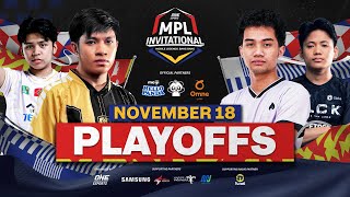 BAHASA INDONESIA ONE Esports MPL Invitational 2023  Hari 4  Playoffs [upl. by Daffie]