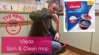 Vileda Spin amp Clean mop FAULTS [upl. by Hafirahs]