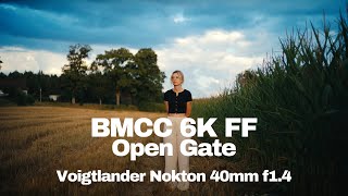 Blackmagic Cinema Camera 6K FF  Open Gate  Voigtlander 40mm [upl. by Tait]