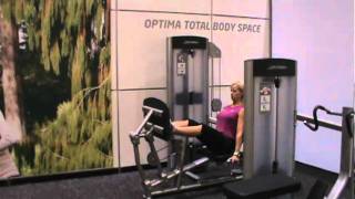 LIFE FITNESS OPTIMA SERIES LEG PRESS CALF  OSLP [upl. by Waxler89]