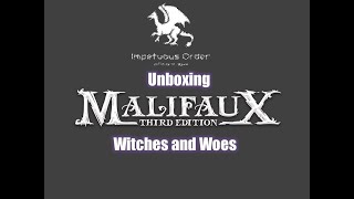 Unboxing Malifaux Third Edition Witches and Woes [upl. by Hedy]