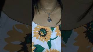 Real hydrangea 💠 preserve pendant resinshortvideo [upl. by Schulze240]