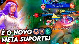 O META DE SUPORTE  RAFAELA GAMEPLAY  Mobile Legends [upl. by Rebor765]