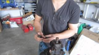 How to repair Power Steering Gear Box Input Shaft Seal Leakage Problem Removal and Installlation [upl. by Grevera]