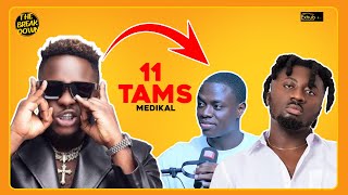 Medikal drags Freethinker Scanty and Amerado on his new song 11 Tams [upl. by Kilroy]