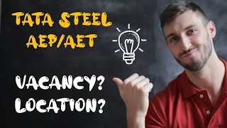 Tata steel AEPAET 2023 QampA video job location amp training [upl. by Cyna]