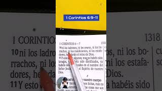 1 Corintios 6911 shorts parati biblia viral cristianos [upl. by Adian384]