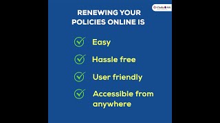 Easy Online Renewal of Health Insurance Policies  Chola MS [upl. by Lrac]