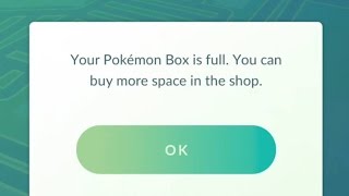 Your Pokébox is Full Get More Storage Space in Pokémon GO [upl. by Cagle]