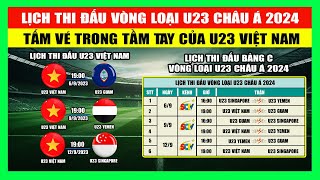 Lịch Thi Đấu Vòng Loại U23 Châu Á 2024 Của U23 Việt Nam  Tấm Vé Trong Tầm Tay Những Chú Rồng Vàng [upl. by Ahsinev531]