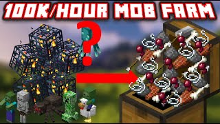 i built a 100khour mob farm in minecraft [upl. by Sothena15]