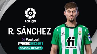 PES 2021  RODRI SÁNCHEZ REAL BETIS LA LIGA 2223 ECNOP98 [upl. by Nifares437]