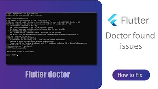 How to fix flutter doctor issues  cmdlinetools component is missing  Visual Studio  Morethan Fix [upl. by Isolde639]