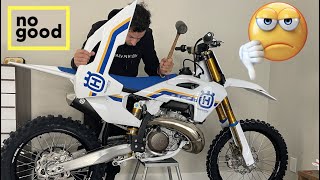 2023 Husqvarna TC250 2T 7 things I DONT like [upl. by Inafit]