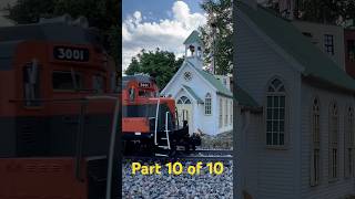 Church in Garden Railroad in Minnesota Part 10 of 10 shorts [upl. by Akeylah]