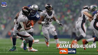 Broncos vs Seahawks  PML Game Highlights [upl. by Ahsinawt]