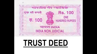 How to make Trust Deed [upl. by Gnohc219]