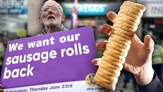 MAN GETS ANGRY AT GREGGS VEGAN SAUSAGE ROLLS  Newsth [upl. by Anastassia]