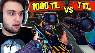 1TL AWP VS 1000TL AWP  HİLE UYARISI GELDİ ZULA [upl. by Llerref]