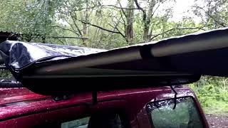 First impressions of my used awning purchase for the Jimny Direct 4x4 [upl. by Enimrej]