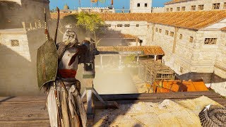 Assassins Creed Origins Stealth Kill  Gennadios the Phylakitai [upl. by Yblek]