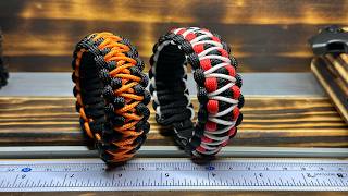 Paracord macrame bracelet King Cobra zig zag models colorfulbracelets paracordbracelet knot diy [upl. by Elletsirk243]