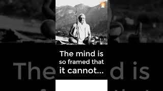 The Mind is so Framed that it Cannot  Swami Sivananda shorts [upl. by Capriola]