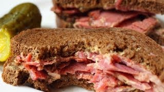 Easy Homemade Pastrami  How to Turn Corned Beef Into Pastrami [upl. by Sig]