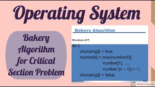 Bakery Algorithm for Critical Section Problem with NProcess [upl. by Daveta630]