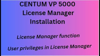 Yokogawa DCS Centum VP Distributing and Accepting Licenses Procedure [upl. by Hgielanna]