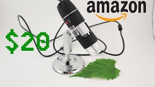 Jiusion 20 Digital Microscope Unboxing and Review [upl. by Willette]