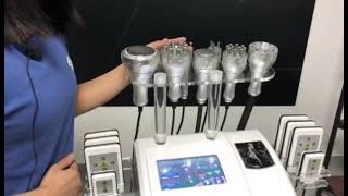 How to use Cavitation Radio frequency fat reduce and skin tightening machine [upl. by Irihs870]