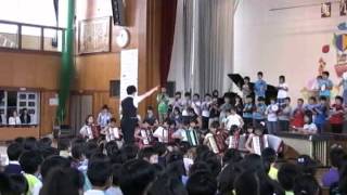 2014 6 20佐久東小学校5年生 エルクンバンチェロ 校内音楽会 [upl. by Llennej]