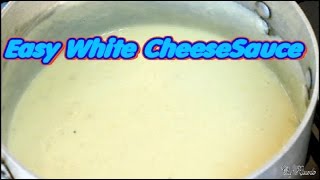 Easy White Cheese SauceAt Home  Recipes By Chef Ricardo [upl. by Kate]