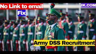 Nigerian Army Recruitment Portal 2024  DSS  No Link to Email Fixed dss NigerianArmyRecruitment [upl. by Thomasine]