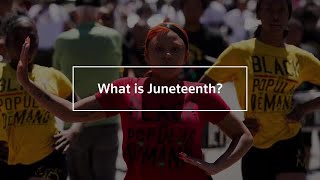 What is Juneteenth Americas newest federal holiday  REUTERS [upl. by Tirrell]