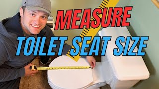 How to Measure Toilet Seat Size [upl. by Harman]