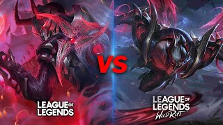 Zed Blood Moon VS Supreme Cells  LOL VS Wildrift [upl. by Loux907]