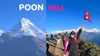 Hiking the GhorepaniPoonHill in Nepal [upl. by Wain]