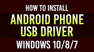 How to Install Mobile USB Driver StepbyStep Guide for All Devices [upl. by Ahse]