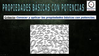 Propiedades Básicas de las Potencias 0501 [upl. by Latimore]