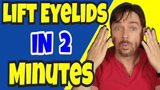 This Tightens Upper Eyelids In Just 2 Minutes  Chris Gibson [upl. by Ylremik]