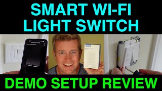 Smart WiFi Light Switch by Filohome Double Single Triple Alexa amp App Control Demo Review [upl. by Dyke481]