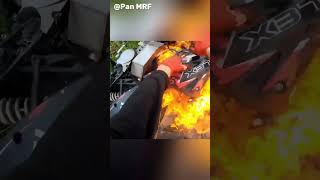 Riders Worst Nightmare Bike Catches Fire While Riding 😱 [upl. by Ileane]