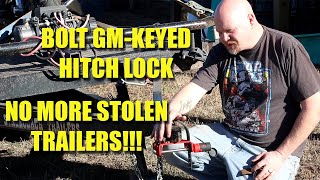 Unboxing Setup and How To Use a Bolt Trailer Coupler Lock for GM Vehicles [upl. by Vogele637]