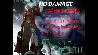 How to get infinite health in Devil May Cry 3 SE No DamageUsing Hex Editor [upl. by Guimar134]