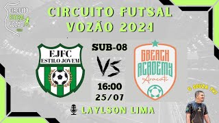 🏆Circuito Vozão de Futsal 2024  Estilo JovemCE 🆚 Gbeach Academy CE  SUB08 [upl. by Anatnahs]