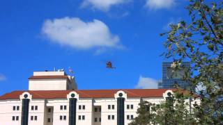 Rescue Helicopter take off from John S Dunn Helistop [upl. by Deehan36]