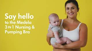 Medela 3 In 1 Nursing and Pumping Bra [upl. by Segal]